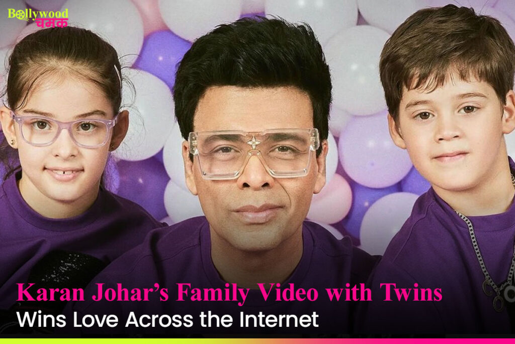 Karan johar with twins